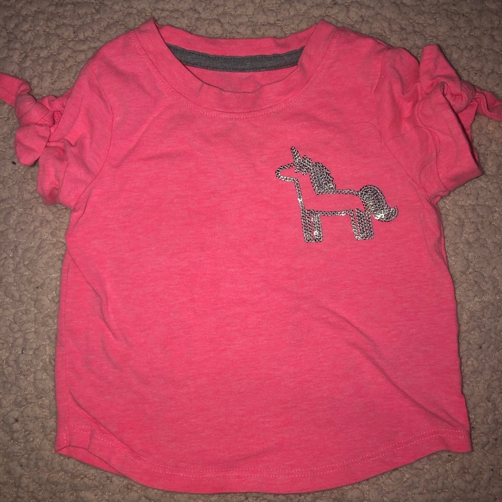 Cat & Jack Pink Short Sleeve Tee 12 months